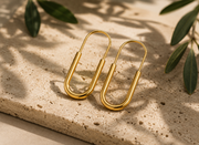 Elara Sculpted Hoop