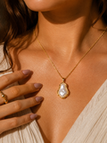 Luna Baroque Pearl Pendant Necklace