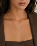 Celeste Diamond Bar Necklace – 18K Gold Vermeil