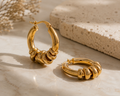 Aurora Gold Hoop Earrings
