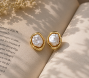 Marée Baroque Pearl Stud
