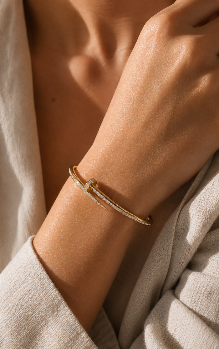 Celeste Nail Crystal Bangle