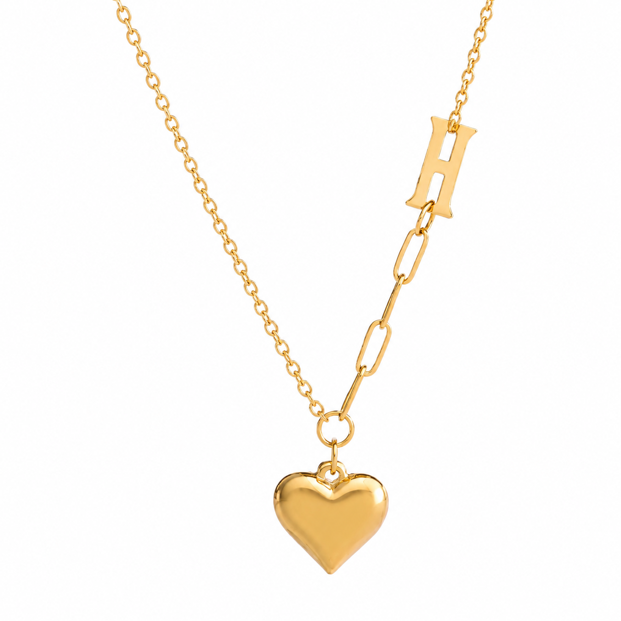 Roselle Heart Necklace