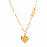 Roselle Heart Necklace