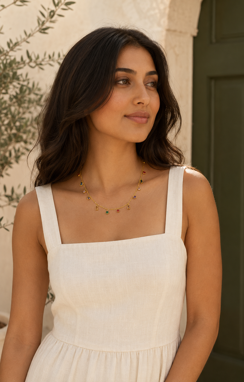 Rainbow Crystal Necklace