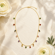 Rainbow Crystal Necklace